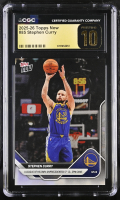 Stephen Curry 2025-26 Topps Now #85 (CGC Pristine 10 | Black Label) at PristineAuction.com