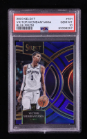 Victor Wembanyama 2023-24 Select Prizms Blue #121 RC (PSA 10) at PristineAuction.com