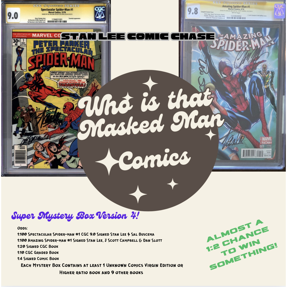 Stan Lee Comic Chase Mystery Box Version 4 at PristineAuction.com