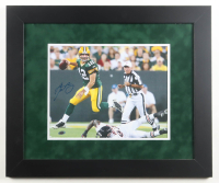 Aaron Rodgers Signed Packers Custom Framed Photo (Steiner) at PristineAuction.com