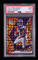 Justin Jefferson 2020 Panini Mosaic Mosaic Reactive Gold #209 RC (PSA 9) at PristineAuction.com