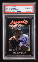 Joe Montana Signed 1991 Legends Magazine Insert Silver Border #7 (PSA | Autograph Graded 10) at PristineAuction.com