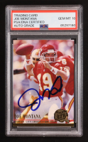 Joe Montana Signed 1994 Ultra #145 (PSA | Autograph Graded 10) at PristineAuction.com