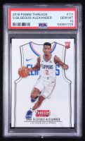 Shai Gilgeous-Alexander 2018-19 Panini Threads #111 RC (PSA 10) at PristineAuction.com