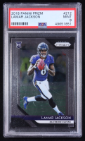 Lamar Jackson 2018 Panini Prizm #212 RC (PSA 9) at PristineAuction.com
