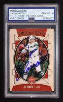Joe Namath Signed 2020 Panini Legacy Timeless Talents #10 (PSA | Autograph Graded 10) at PristineAuction.com