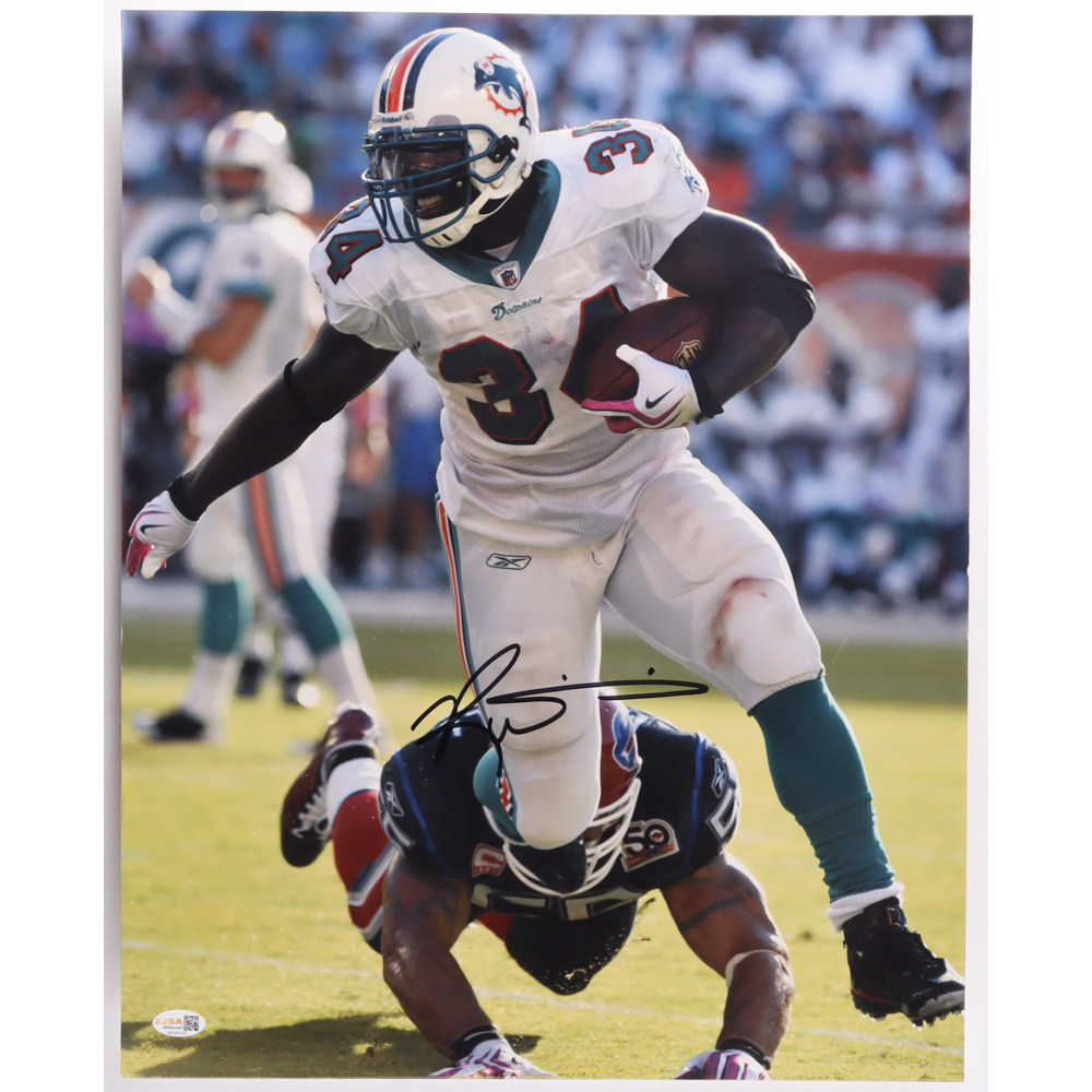 Ricky Williams Signed Dolphins 16x20 Photo (JSA) at PristineAuction.com