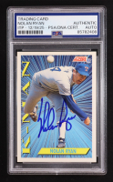 Nolan Ryan Signed 1991 Score #686 (PSA) at PristineAuction.com