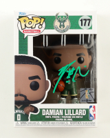 Damian Lillard Signed "Bucks" #177 Funko Pop! Vinyl Figure (PSA) at PristineAuction.com