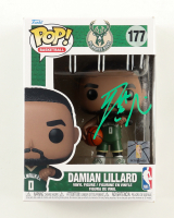Damian Lillard Signed "Bucks" #177 Funko Pop! Vinyl Figure (PSA) at PristineAuction.com
