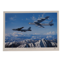 John T. Chain Jr. Signed Stan Stokes "B-52s: They Keep on Ticking" Lithograph (AIV) at PristineAuction.com