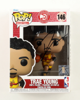Trae Young Signed "Hawks" #146 Funko Pop! Vinyl Figure (JSA) at PristineAuction.com
