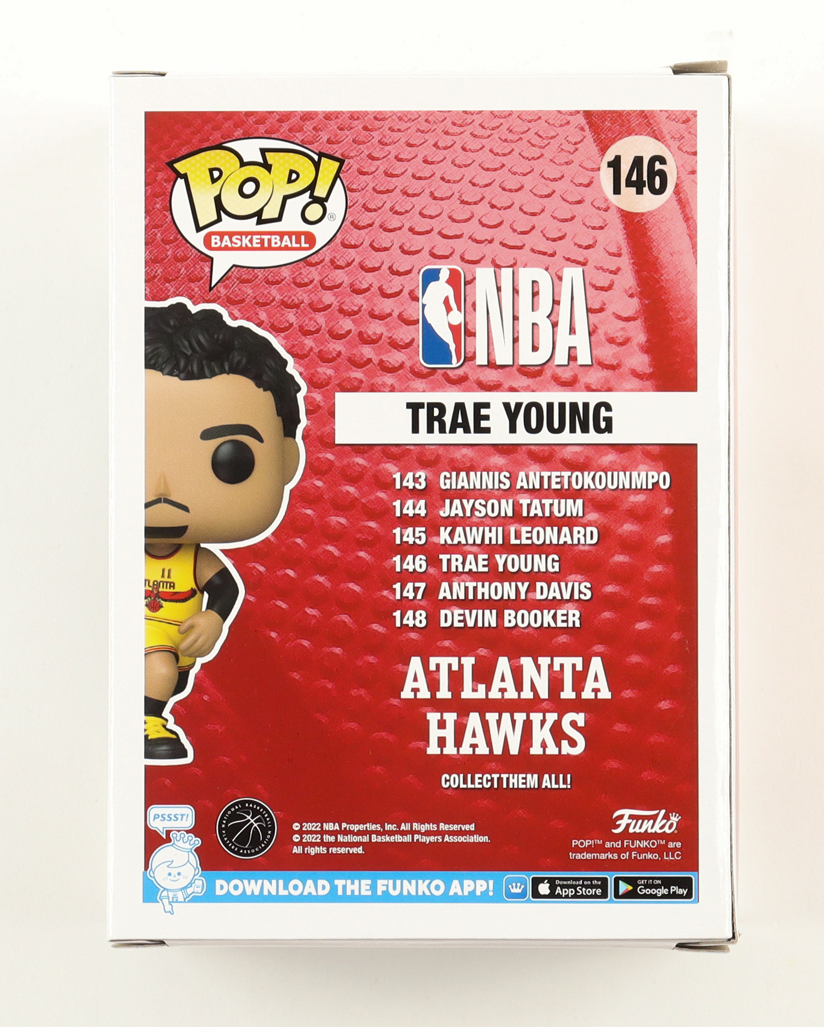 Trae Young Signed "Hawks" #146 Funko Pop! Vinyl Figure (JSA) at PristineAuction.com Trae Young Signed "Hawks" #146 Funko Pop! Vinyl Figure (JSA) at PristineAuction.com