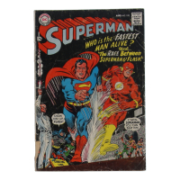 1967 "Superman" Issue #199 DC Comic Book at PristineAuction.com