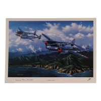 Marge Bong Drucker Signed Stan Stokes "A Pair of Aces" Lithograph (AIV) at PristineAuction.com