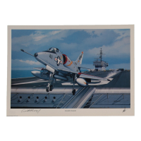 Everett Alvarez Signed Stan Stokes "Fallen Eagle" Lithograph (AIV) at PristineAuction.com