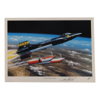 William Knight Signed Stan Stokes "Faster and Higher" Lithograph (AIV) at PristineAuction.com