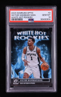 Victor Wembanyama 2023-24 Donruss Optic White Hot Rookies #2 RC (PSA 10) at PristineAuction.com