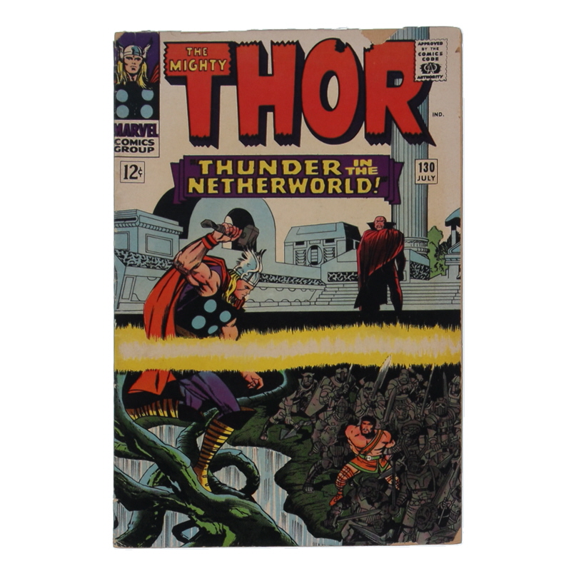 1966 "The Mighty Thor" Issue #130 Marvel Comic Book at PristineAuction.com 1966 "The Mighty Thor" Issue #130 Marvel Comic Book at PristineAuction.com