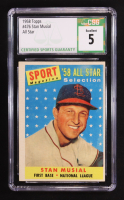Stan Musial 1958 Topps AS TP #476 (CSG 5) at PristineAuction.com