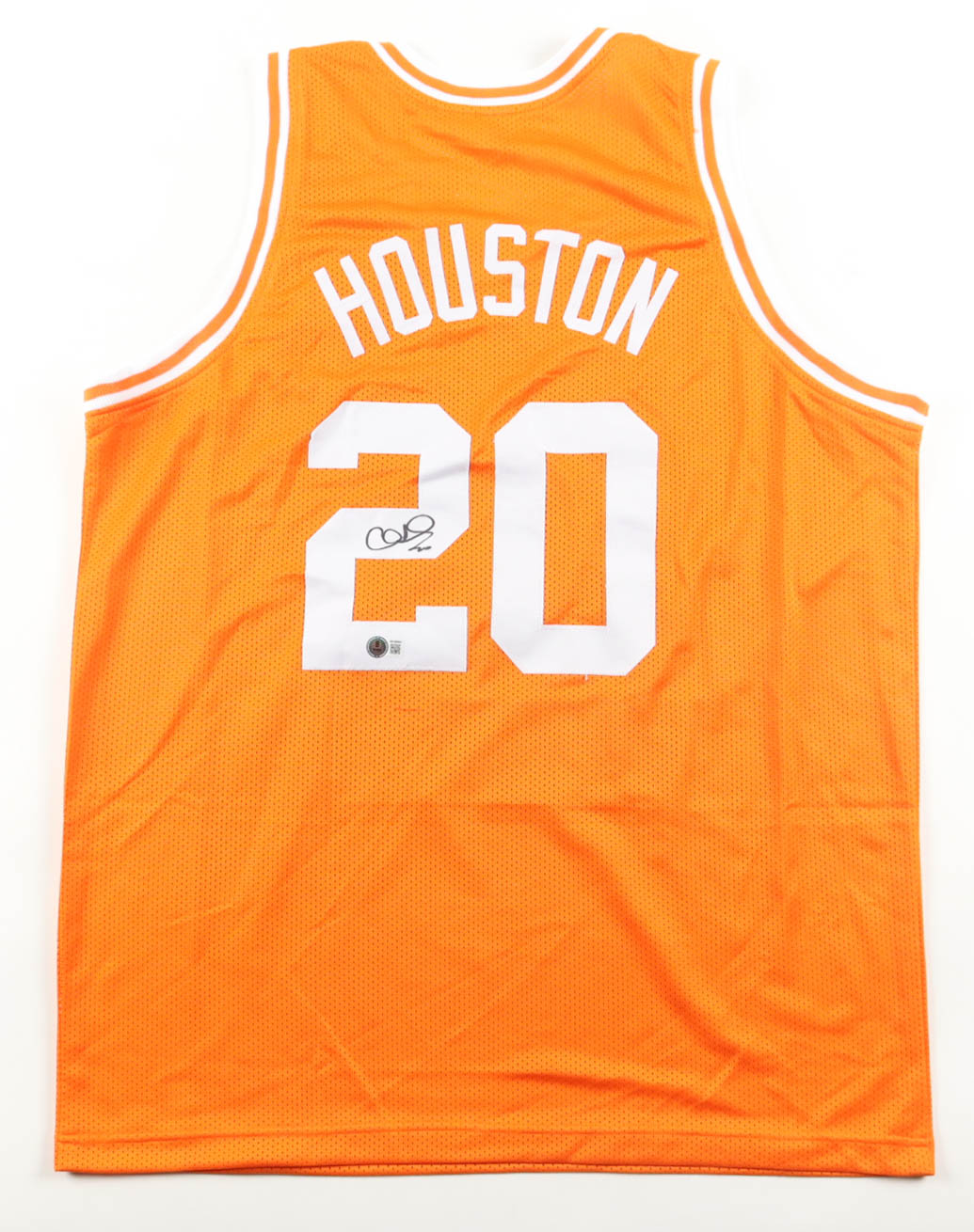 Allan Houston Signed Jersey (Beckett) at PristineAuction.com Allan Houston Signed Jersey (Beckett) at PristineAuction.com