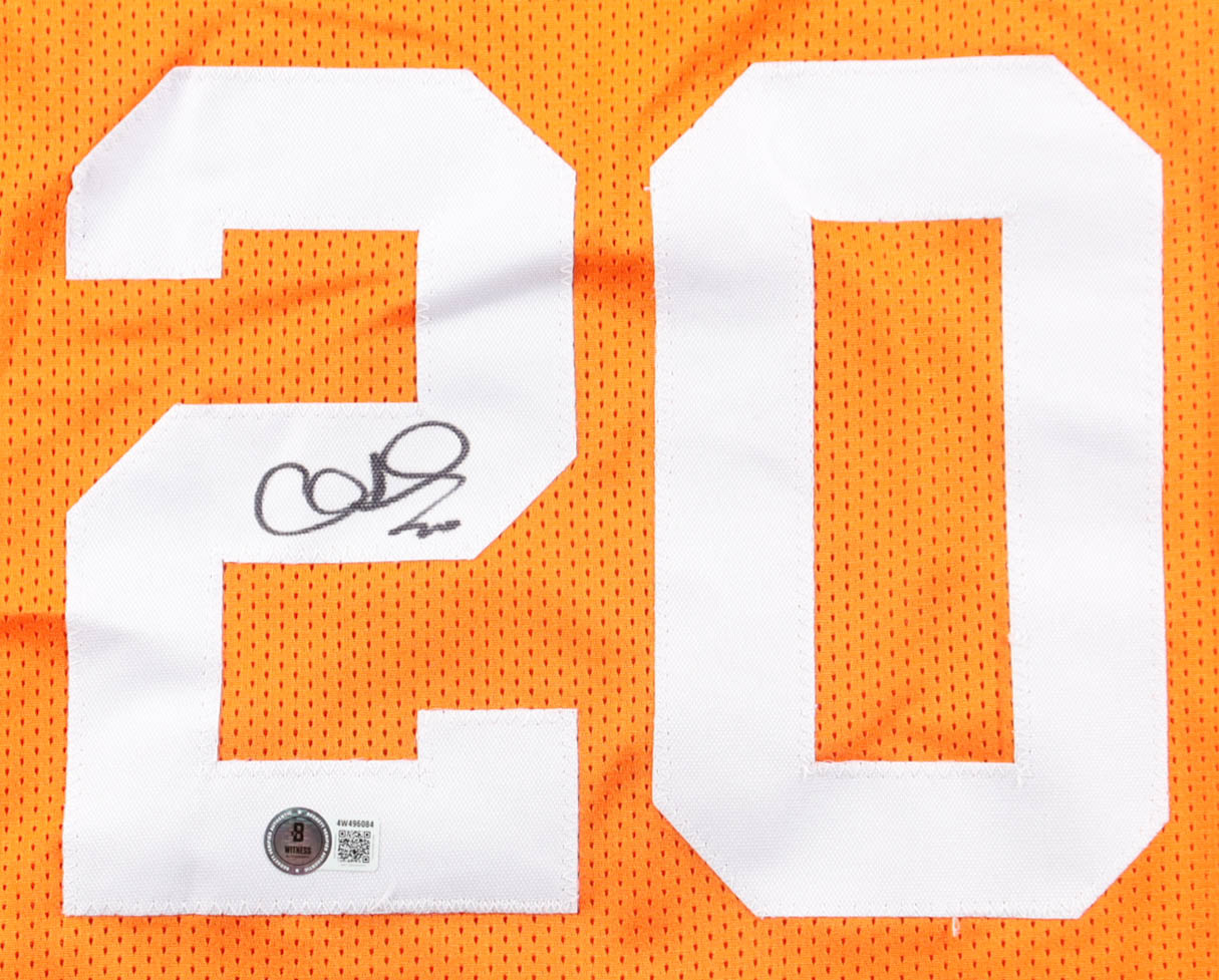 Allan Houston Signed Jersey (Beckett) at PristineAuction.com Allan Houston Signed Jersey (Beckett) at PristineAuction.com