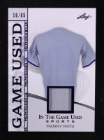 Manny Mota 2025 Leaf ITG Used Sports Game Used Memorabilia Blue Foil JSY #GM29 #16/65 at PristineAuction.com