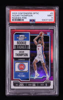 Ausar Thompson 2023-24 Panini Contenders Optic Rookies Pink #9 RC #16/75 (PSA 9) at PristineAuction.com