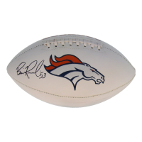 Bill Romanowski Signed Broncos Logo Football (JSA) at PristineAuction.com