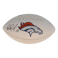 Bill Romanowski Signed Broncos Logo Football (JSA) at PristineAuction.com