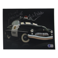 Michael Wallis Signed "Cars" 8x10 Photo Inscribed "Cheers!" & "The Sheriff" (Beckett) at PristineAuction.com