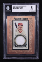 Mike Trout 2020 Topps Allen & Ginter Mini Framed Relics #MFR-MT (BGS 8) at PristineAuction.com