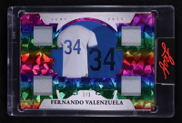 Fernando Valenzuela 2025 Leaf Spectacular Uni4mity Quad Swatch Rainbow #U1 #2/3 at PristineAuction.com