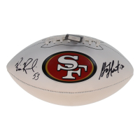Bill Romanowski & Garrison Hearst Signed 49ers Logo Football (JSA) at PristineAuction.com