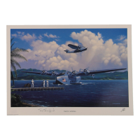 Sture Sigfred Signed Stan Stokes "Tahiti Clippers" Lithograph (AIV) at PristineAuction.com