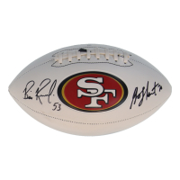 Bill Romanowski & Garrison Hearst Signed 49ers Logo Football (JSA) at PristineAuction.com