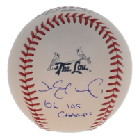 Jim Edmonds Signed OML Cardinals 'The Lou' Logo Baseball Inscribed "06 WS Champs" (Beckett) at PristineAuction.com