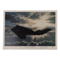 Alton Whitney Signed Stan Stokes "Second Wave To Baghdad" Lithograph Inscribed "Bandit 150" (AIV) at PristineAuction.com