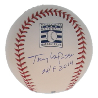 Tony LaRussa Signed OML Hall of Fame Logo Baseball Inscribed "H/F 2014" (JSA) at PristineAuction.com
