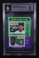 Mickey Mantle / Don Newcombe 1975 Topps Mini MVP's #194 (BGS 8) at PristineAuction.com