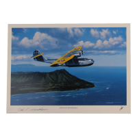 Cole Windham Signed Stan Stokes "Wings Over Waikiki" Lithograph (AIV) at PristineAuction.com