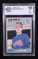 John Smoltz 1989 Fleer #602 RC (BCCG 10) at PristineAuction.com