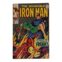 1968 "The Invincible Iron Man" Issue #3 Marvel Comic Book at PristineAuction.com