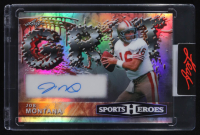 Joe Montana 2026 Leaf Sports Heroes Grit Platinum Prismatic Autographs #G-JM1 #3/9 at PristineAuction.com