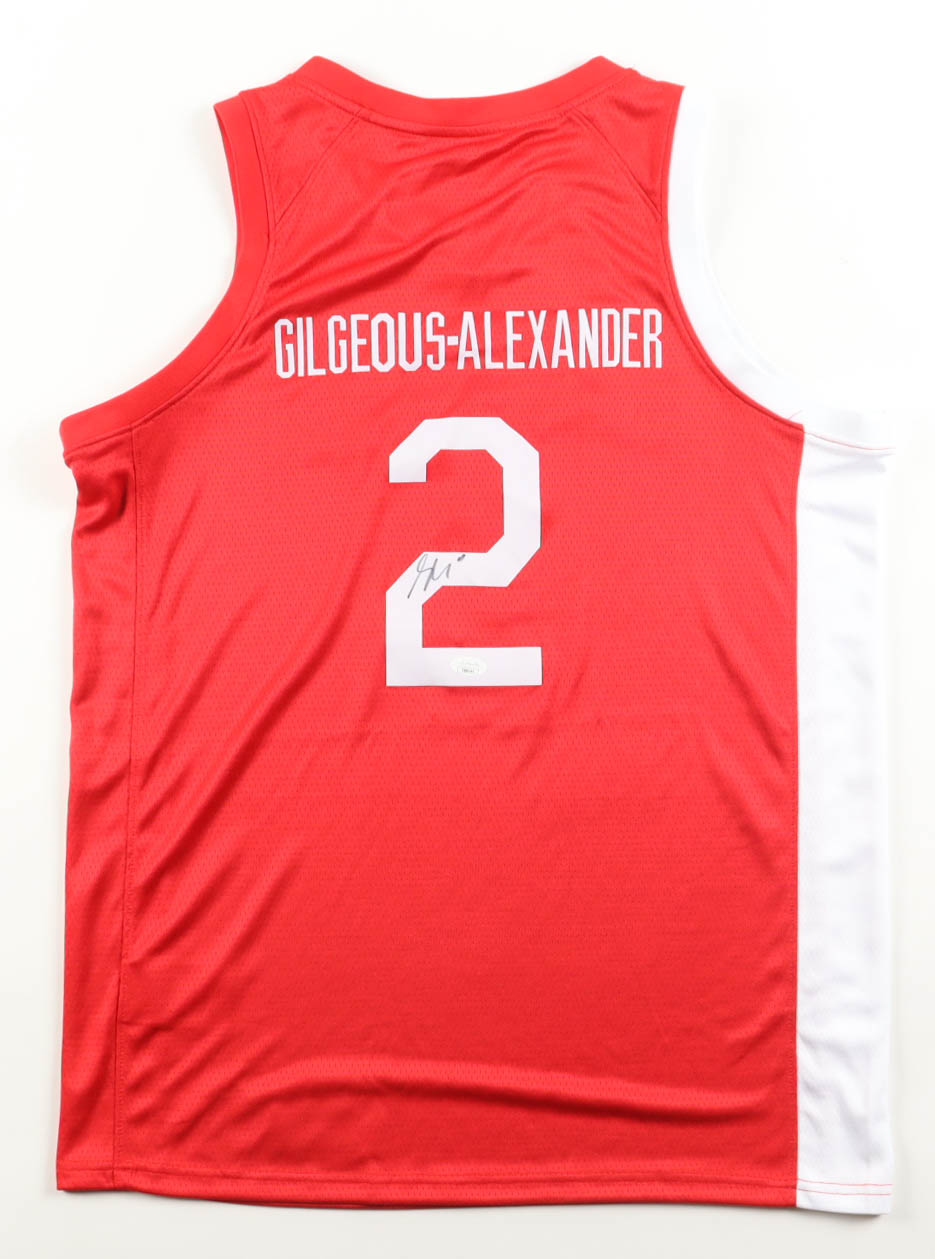Shai Gilgeous-Alexander Signed Team Canada Nike Authentic Jersey (JSA) at PristineAuction.com Shai Gilgeous-Alexander Signed Team Canada Nike Authentic Jersey (JSA) at PristineAuction.com