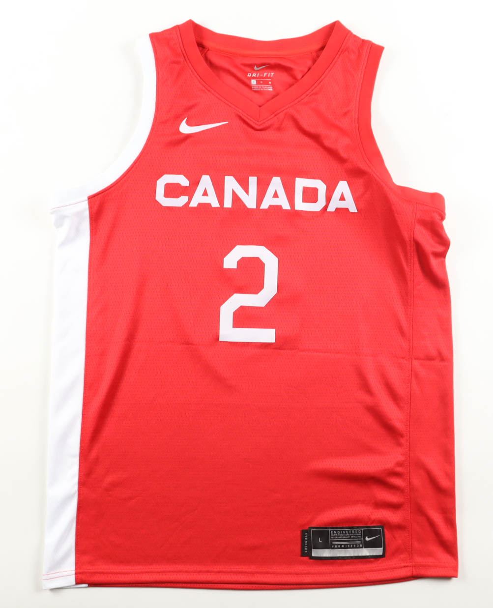 Shai Gilgeous-Alexander Signed Team Canada Nike Authentic Jersey (JSA) at PristineAuction.com Shai Gilgeous-Alexander Signed Team Canada Nike Authentic Jersey (JSA) at PristineAuction.com