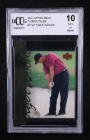 Tiger Woods 2001 Upper Deck Tiger's Tales #TT27 RC (BCCG 10) at PristineAuction.com