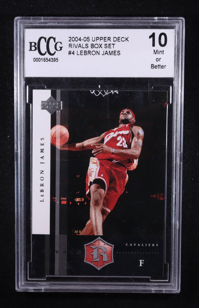 Lebron James 2004-05 Upper Deck Rivals Box Set #4 (BCCG 10) at PristineAuction.com Lebron James 2004-05 Upper Deck Rivals Box Set #4 (BCCG 10) at PristineAuction.com