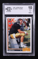 Brett Favre 1991 Upper Deck Star Rookie #13 RC (BCCG 10) at PristineAuction.com
