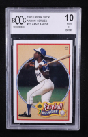 Hank Aaron 1991 Upper Deck Baseball Heroes #23 (BCCG 10) at PristineAuction.com